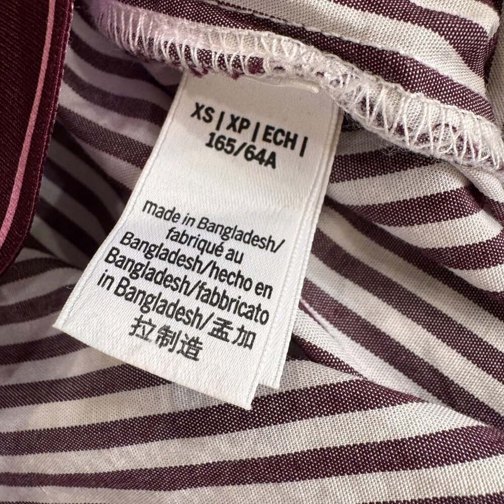 Victoria's Secret PINK Lounge Pants PJ with Elastic Waist Size XS NWT Burgundy - Picture 5 of 6